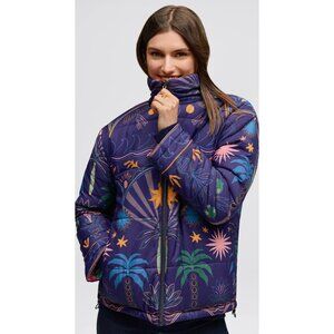 Johnny Was Pia Del Mar Puffer Jacket Reversible Size Small New with Tag